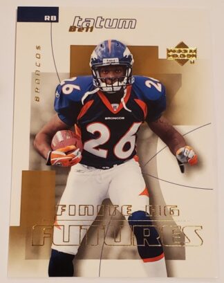 Tatum Bell Upper Deck 2004 NFL Trading Card #186 Denver Broncos