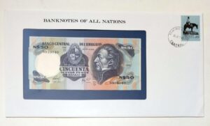 Banknote of Uruguay National Banknote 50 Pesos No. 8939040