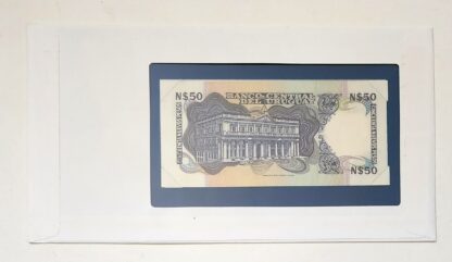 Banknote of Uruguay National Banknote 50 Pesos No. 8939040 Back