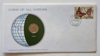 Zambia Coin Of All Nations Fresh Mint Coin Franklin Mint with C.O.A