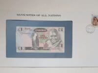 Banknote of Zambia 1 Kwacha