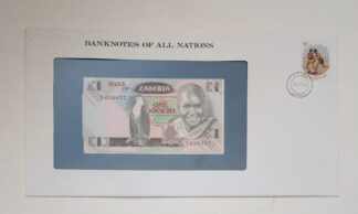 Banknote of Zambia 1 Kwacha