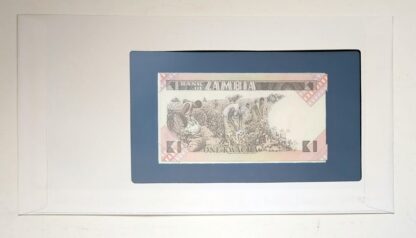 Banknote of Zambia 1 Kwacha back