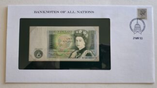 Banknote of Great Britain 1 Pound No# BT51 407478