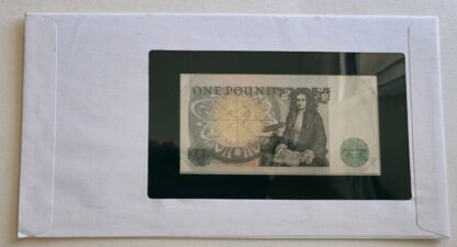 Banknote of Great Britain 1 Pound No# BT51 407478 Back