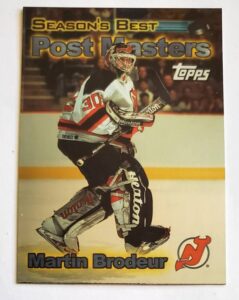 Martin Brodeur Topps 1999 "Season's Best" NHL Trading Card #PM6 New Jersey Devils