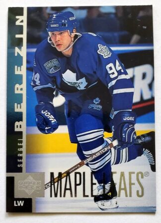 Sergei Berezin Upper Deck 1997 NHL Card #161 Toronto Maple Leafs