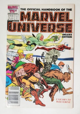 The Official Handbook Of The Marvel Universe Issue #14 January 1986