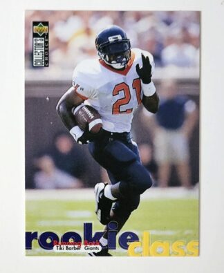 Tiki Barber Upper Deck Collector's Choice 1997 Sports Card #31 New York Giants