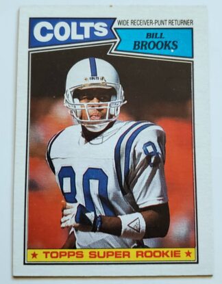 Bill Brooks Topps 1987 Card #378 Indianapolis Colts