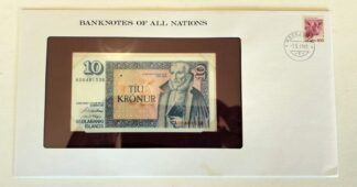 Iceland banknote 10 Kronur No A06481538