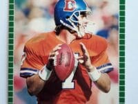 John Elway Pro Set 1989 NFL Sports Trading Card #100 Denver Broncos