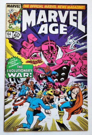 Marvel Age Issue #64 July 1988