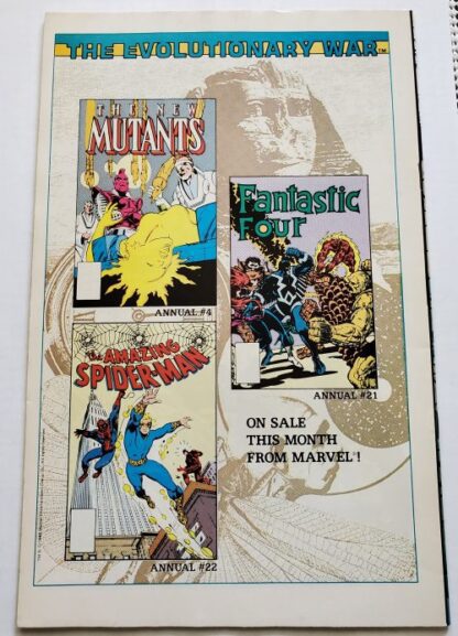 Marvel Age Issue #66 September 1988 Back