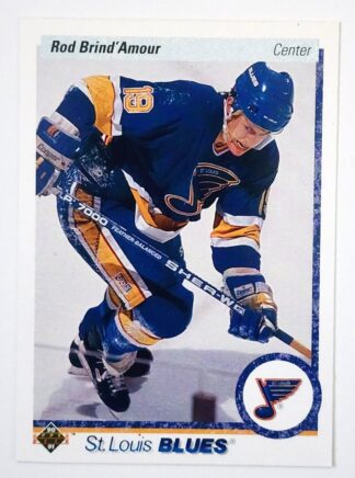Rod Brind'Amour Upper Deck 1990 NHL Card #36 St. Louis Blues