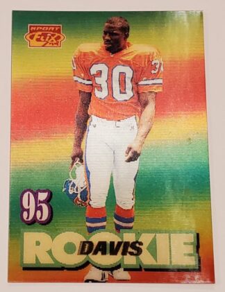 Terrell Davis Sportflix 1995 "Rookie" NFL Card #145 Denver Broncos