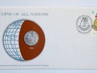 Chile Coin Of All Nations Stamped Envelope Franklin Mint C.O.A