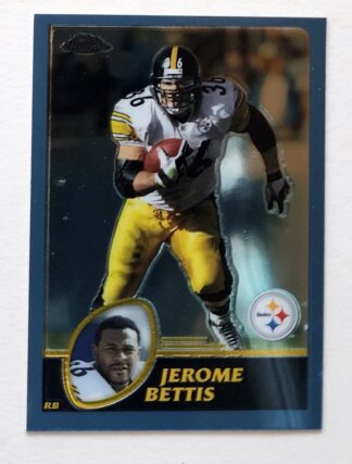 Jerome Bettis Topps Chrome 2003 NFL Trading Card #8 Pittsburgh Steelers