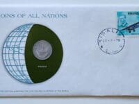 Rwanda Coin Stamped Envelope Franklin Mint with C.O.A