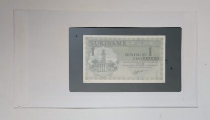 Suriname 1 Dollar No 0055647396 From Franklin Mint Back