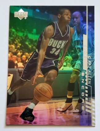 Ray Allen Upper Deck 2001 NBA Trading Card #67 Milwaukee Bucks