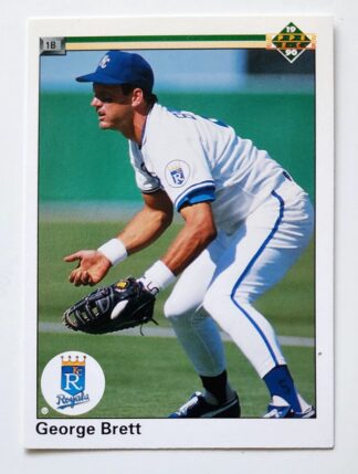 George Brett Upper Deck 1990 MLB Trading Card #124 Kansas City Royals