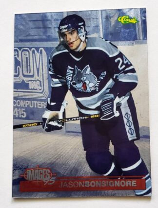 Jason Bonsignore Classic Images 95 1995 Card #97 Edmonton Oilers