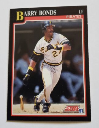 Barry Bonds Score 1991 MLB Trading Card #330 Pittsburgh Pirates