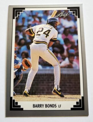 Barry Bonds Leaf 1991 MLB Card #261 Pittsburgh Pirates