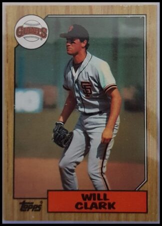 Will Clark Topps 1987 MLB Card #420 San Francisco Giants
