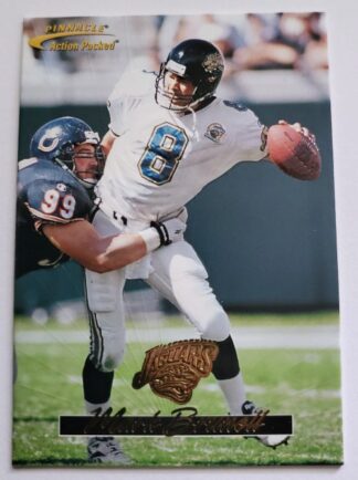 Mark Brunell Action Packed Pinnacle 1996 NFL Card #83 Jacksonville Jaguars