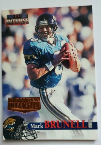 Mark Brunell Pro Line. II "Double Intensity" 1996 NFL Card #3 Jacksonville Jaguars