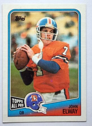 John Elway Topps 1988 NFL Card #23 Denver Broncos