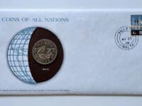 Malta Coin Stamped Envelope A Europe Country from Franklin Mint