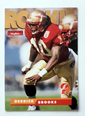 Derrick Brooks Skybox 1995 "Impact" NFL Card #190 Tampa Bay Buccaneers