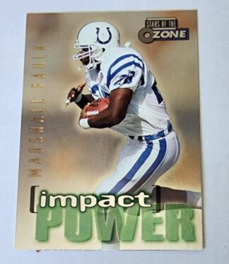 Marshall Faulk Impact Power Skybox 1995 Trading Card #IP14 Indianapolis Colts