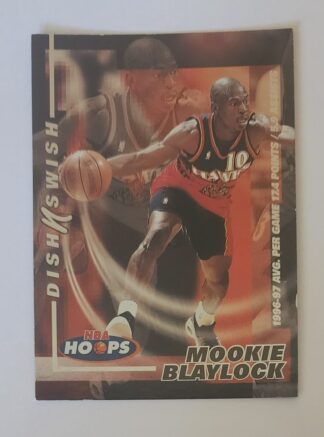 Mookie Blaylock Skybox 1997 Dish n Swish NBA Card # 1 of 10