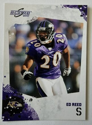 Ed Reed Score 2010 NFL Trading Card #20 Baltimore Ravens