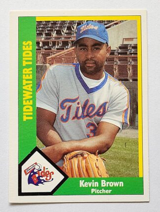 Kevin Brown CMC 1990 Minor League Tidewater Tides Card #2