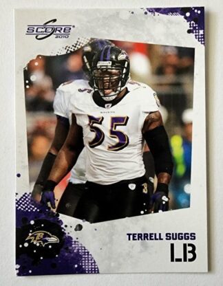 Terrell Suggs Score 2010 NFL Trading Card #26 Baltimore Ravens