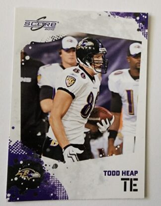 Todd Heap Score 2010 NFL Trading Card #27 Baltimore Ravens
