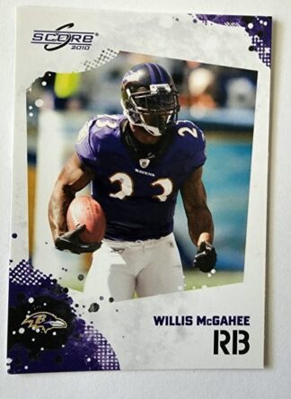 Willis McGahee Score 2010 NFL Trading Card #28 Baltimore Ravens