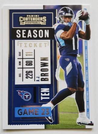 A.J. Brown Panini Contenders 2020 NFL Card #10 Tennessee Titans