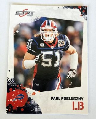 Paul Posluszny Score 2010 NFL Trading Card #36 Buffalo Bills