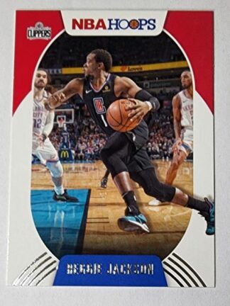 Reggie Jackson Panini Hoops 2020 NBA Card #21 Los Angeles Clippers
