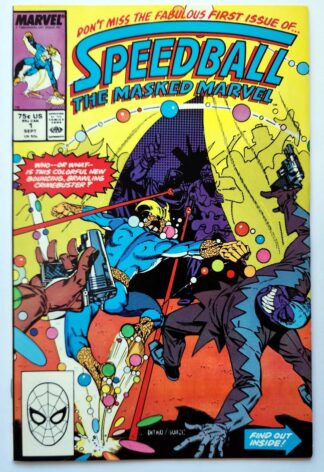 Speedball Issue #1 Marvel Comic September 1988