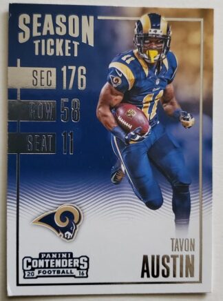 Tavon Austin Panini Contenders 2016 NFL Trading Card #18 Los Angeles Rams
