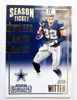 Jason Witten Panini Contenders 2016 NFL Trading Card #2 Dalass Cowboys
