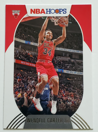 Wendell Carter Jr. Hoops Panini 2020 NBA Trading Card #28 Chicago Bulls