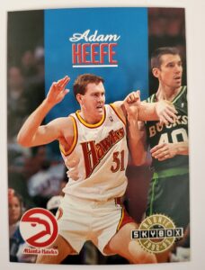Adam Keefe Skybox 1993 NBA Trading Card #328 Atlanta Hawks